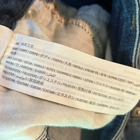 Abercrombie & Fitch Curve Love 25/0 Short Super Skinny Ankle High Rise Jeans - Picture 11 of 12